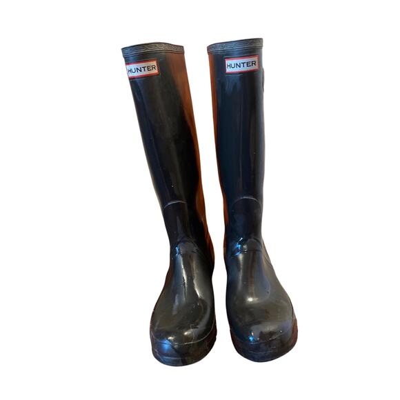 Hunter Shoes - Black Hunter Rainboots 10